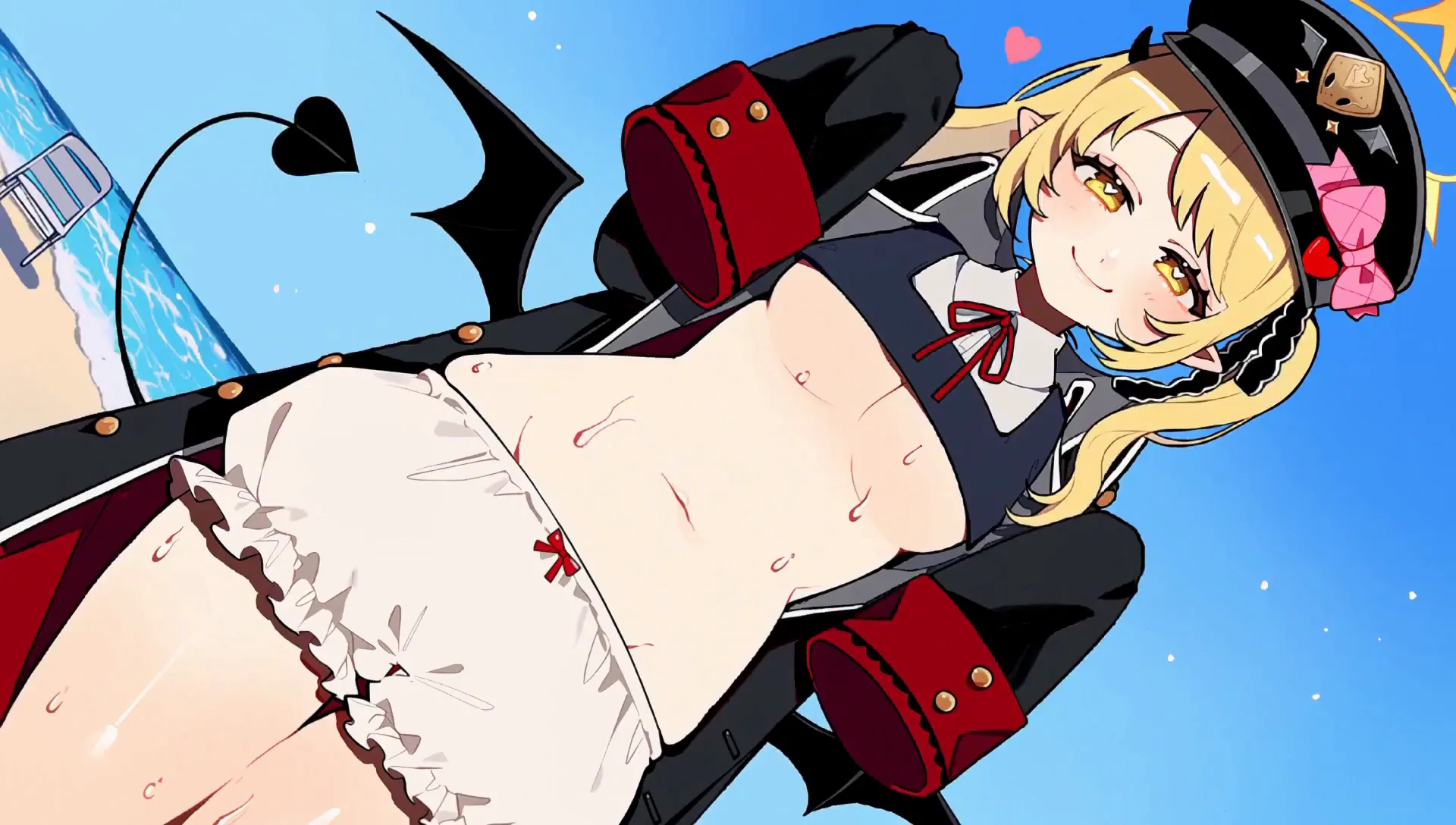 Anime live wallpaper by @monster_girl_fan